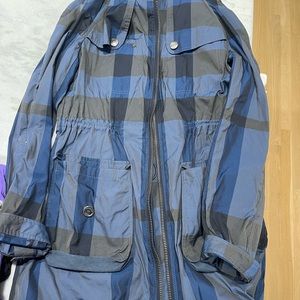 Authentic Burberry Waterproof Coat with removable hood